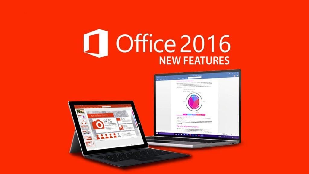 office 2016 features
